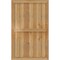Ekena Millwork Framed Board-n-Batten Shutters, Rough Sawn Western Red Cedar, 26 7/8W x 43H, PR RBF06S26X043RWR - alternate 2